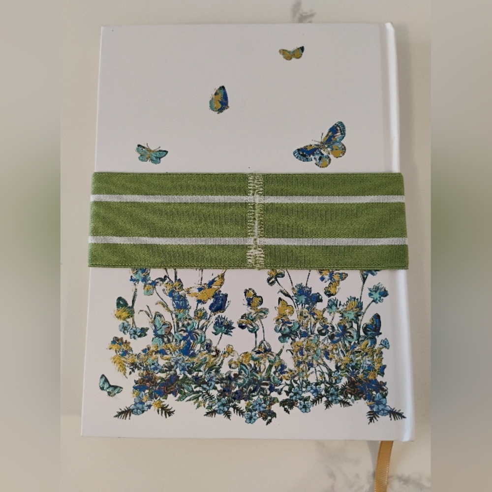 NEW Dior Floral Notebook with Green Band - Picture 2 of 8